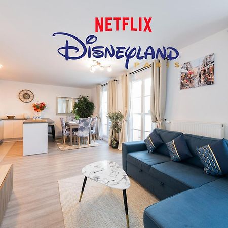 Le Cartier Appt F3, 7Mn Disneyland, Parking,Terrace Serris Buitenkant foto