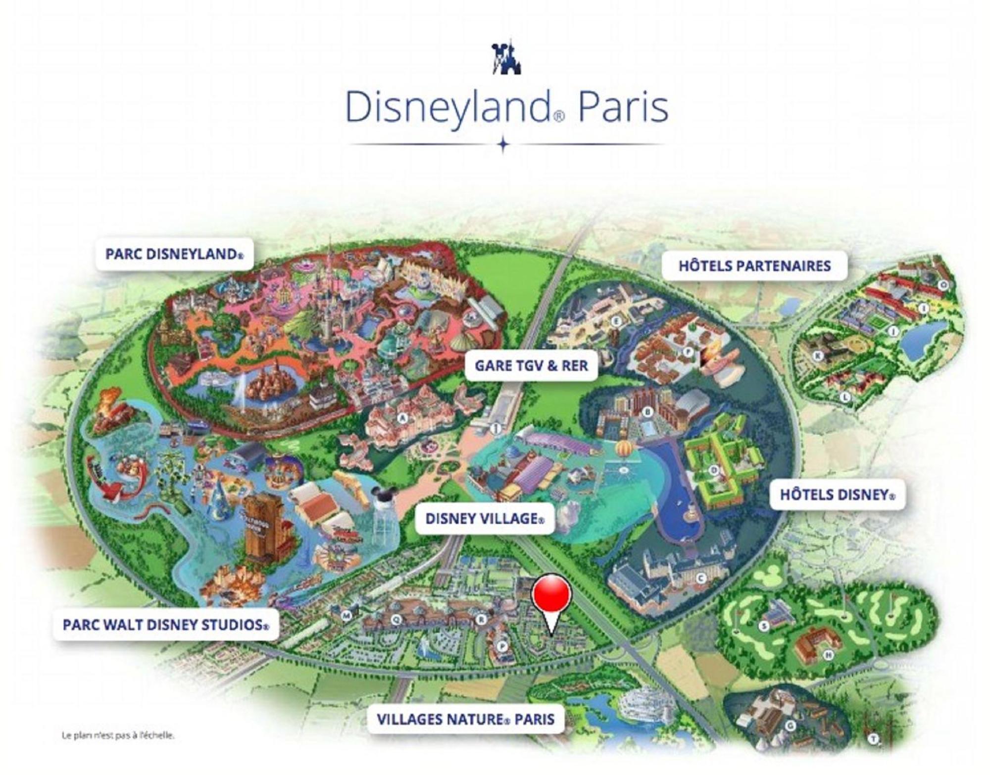 Le Cartier Appt F3, 7Mn Disneyland, Parking,Terrace Serris Buitenkant foto