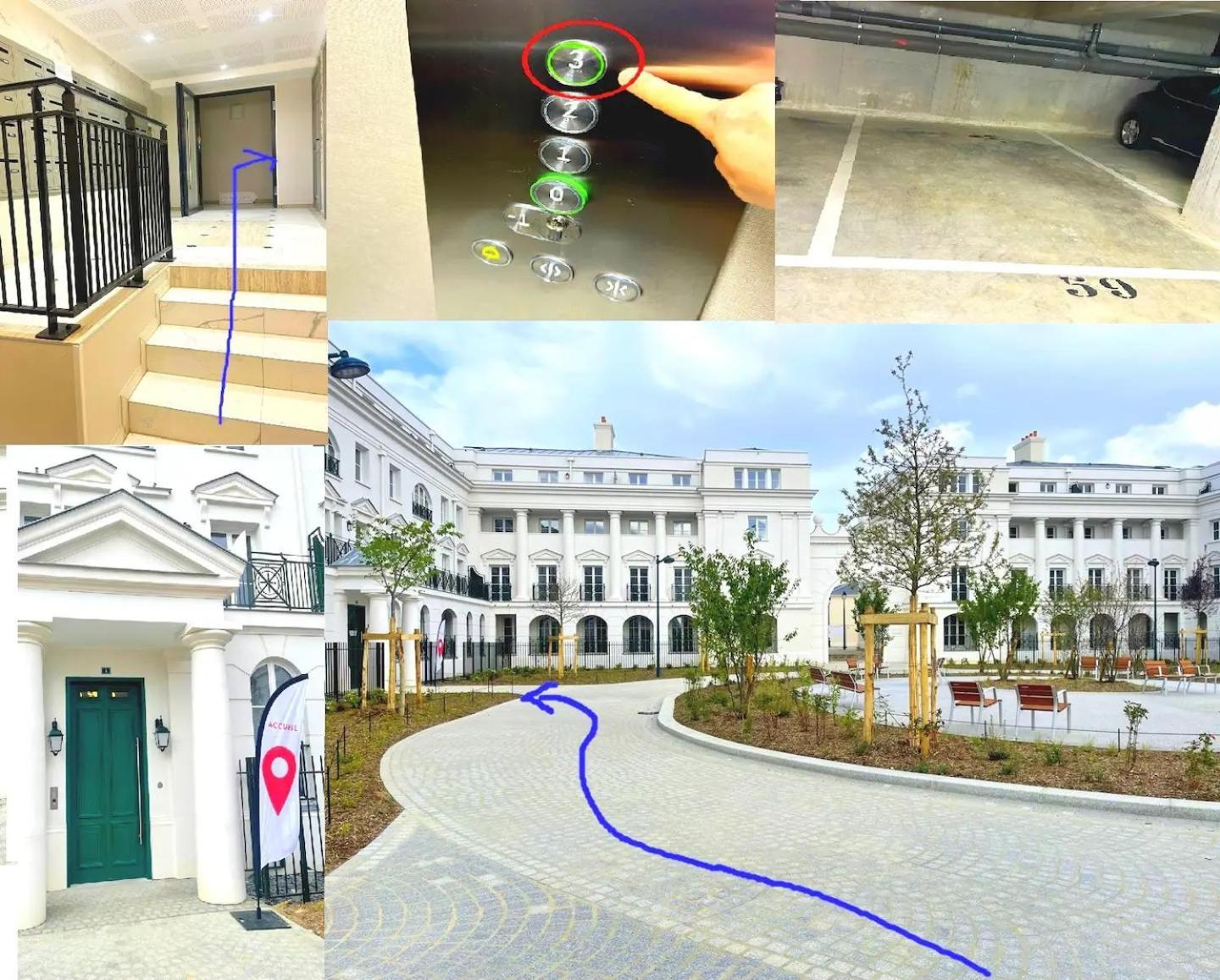 Le Cartier Appt F3, 7Mn Disneyland, Parking,Terrace Serris Buitenkant foto