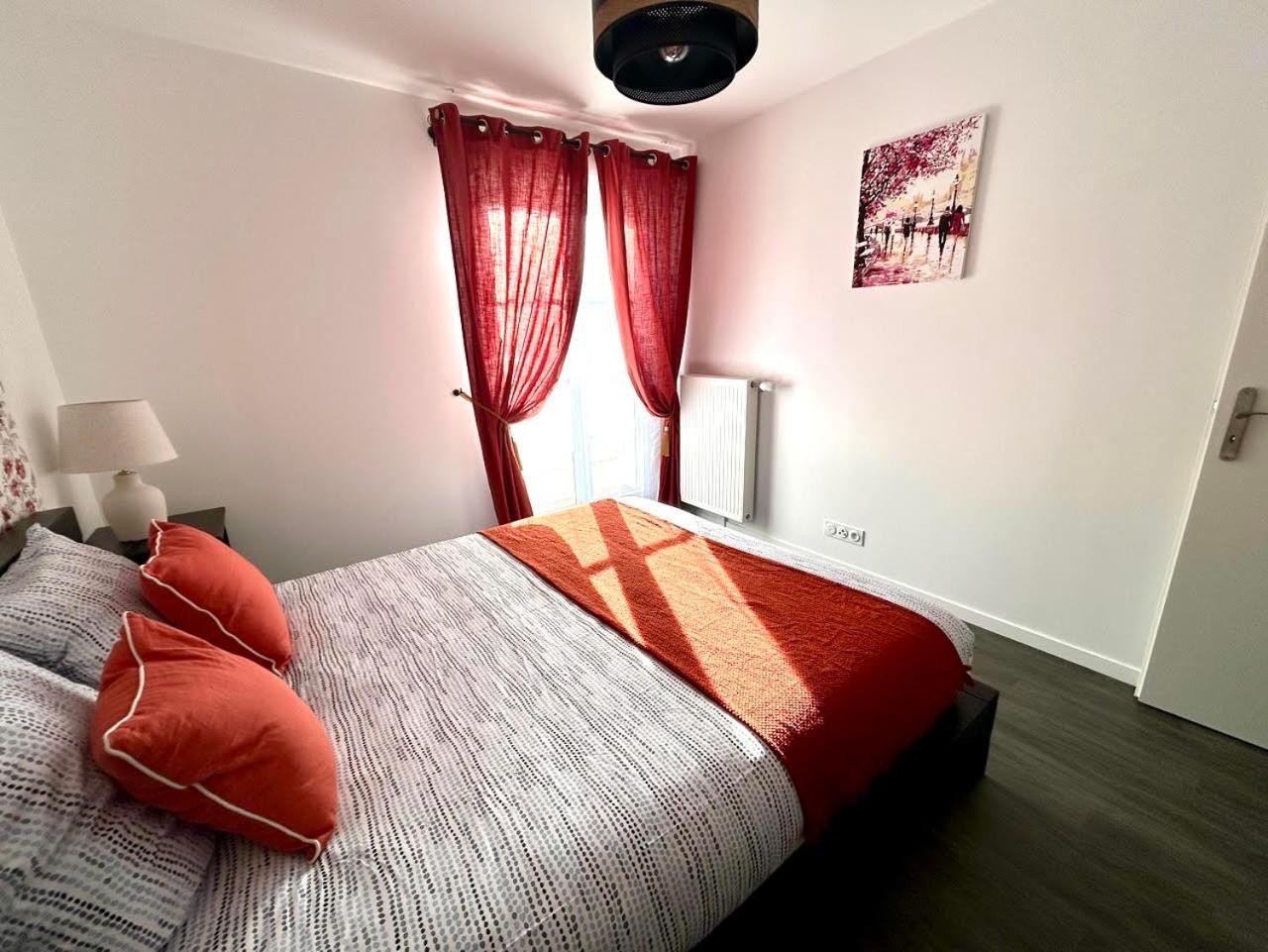 Le Cartier Appt F3, 7Mn Disneyland, Parking,Terrace Serris Buitenkant foto